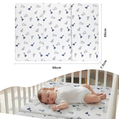 PGONEEE pack-n-play mattress with waterproof cover for easy cleanup