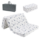 PGONEEE trifold pack-and-play mattress fits standard playpens for comfortable play