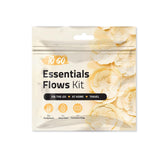 pH Advantage Essential Flows Kit in orange zip bag for on-the-go period care.