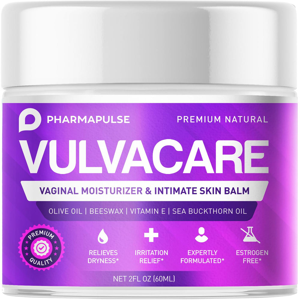 Pharmapulse Vaginal Moisturizer bottle front for discreet intimate hydration.