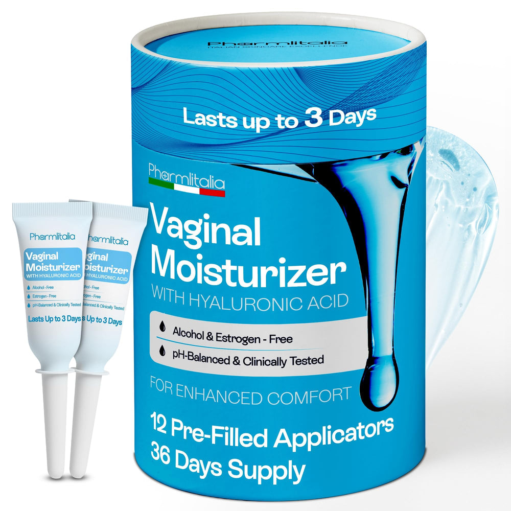 Pharmlitalia Vaginal Moisturizer with pre-filled applicators for targeted relief.