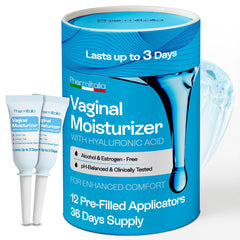 Pharmlitalia Vaginal Moisturizer with pre-filled applicators for targeted relief.