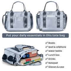 PHEBEN diaper tote adjustable strap offers comfortable crossbody or shoulder carry