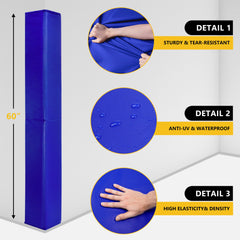 PHENEPUS all-weather wall pad provides soft protection on sharp indoor corners.