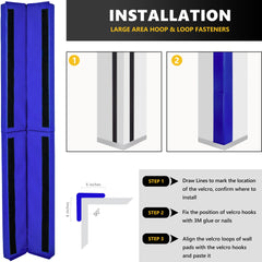 PHENEPUS corner pad with vinyl cover resists water and UV for outdoor use.