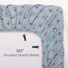 PHF elastic band secure fit keeps sheet flat and in place.