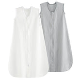 PHF sleep sack white 0.5 TOG in 2-pack for breathable summer rest