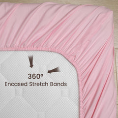 PHF 3-pack features stitched edges for long-lasting crib sheet durability