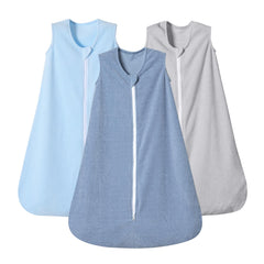 PHF warm micro-fleece sleep sack grey front view, cozy naps.