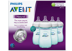 Close-up of the natural nipple shape supporting natural latch with Philips AVENT bottle.