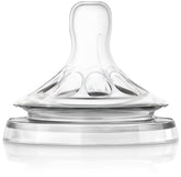Philips AVENT Natural First Flow Nipple with slow flow for newborns.