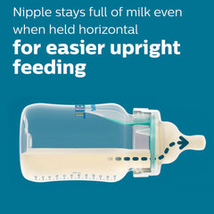 Philips Avent Wide-neck bottle front view for easy cleaning