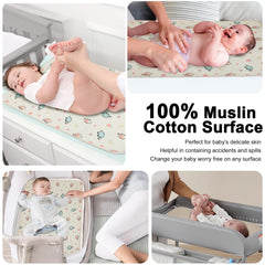 PHOEBUS BABY changing pad compact fold fits into a diaper bag for on-the-go