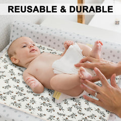 PHOEBUS BABY changing pad folded for travel keeps diaper bags organized and ready