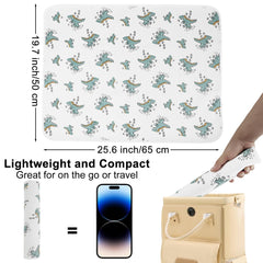 PHOEBUS BABY PU leather back provides easy wipe-clean protection
