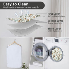 Phoebus Baby large 21.65 by 31.5 inch size covers changing area neatly
