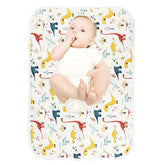 PHOEBUS BABY dinosaur changing pad, large surface for easy diaper changes.