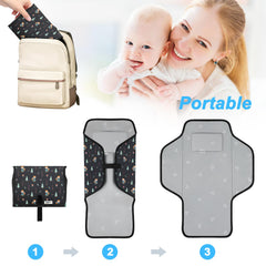 Phoebus Baby lightweight, foldable changing station ready for travel