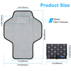 PHOEBUS BABY lightweight travel changing station for busy days.