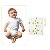 PHOEBUS BABY portable changing pad with waterproof Ivory Fox for clean, on-the-go diaper changes.