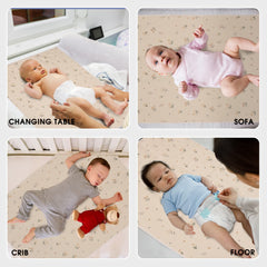 Phoebus Baby 20x28 inch mat offers ample space for newborns.