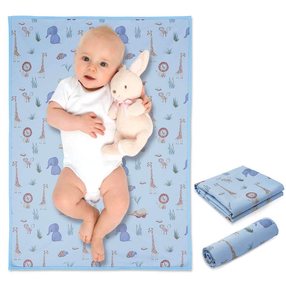 PHOEBUS BABY vegan leather changing mat wipeable surface for quick cleanup