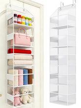 PhotoOne 5-tier door organizer with transparent pockets for quick visibility.