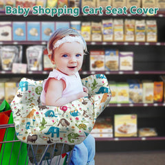 PICcircuit shopping cart cover on cart seat for quick, clean shopping.