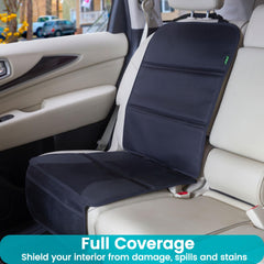 PIDO thick-padding under-baby-seat protector cushions passengers during trips.