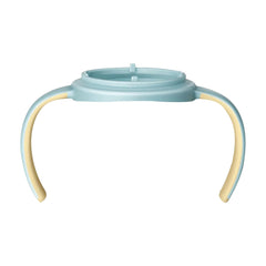 Pigeon blue bottle handles install easily on PPSU bottle neck for secure use.