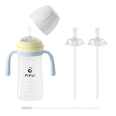 Piifur sippy cup in blue with no-spill design for mess-free drinking
