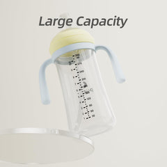 Piifur sippy cup with double-smile spout for easier hydration