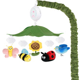 PIIKAGO Garden Friends Crib Mobile showcases forest-inspired design for a calming nursery.
