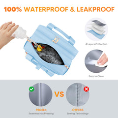 PIIOSER cooler bag mesh pocket for milk bags or cables.