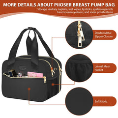 PIIOSER cooler bag holds six bottles for travel-ready feeding.