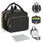 PIIOSER Breastmilk Cooler Travel Bag with front pockets keeps pumps safe and organized.