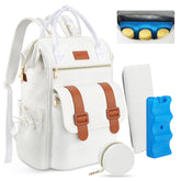 PIIOSER diaper bag backpack with ice pack and changing pad for on-the-go feeding