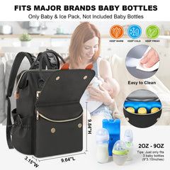 PIIOSER diaper bag tote in water resistant fabric protects gear from spills