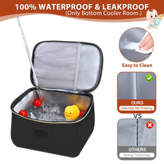 PIIOSER insulated EVA liner is waterproof and easy to clean.