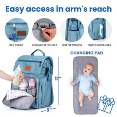 PILLANI insulated bottle pockets keep bottles warm or cool on trips