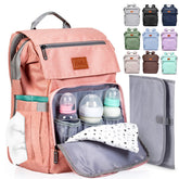 PILLANI diaper bag backpack with large capacity pockets for organized travel