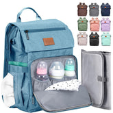PILLANI diaper bag backpack main compartment offers large capacity for baby essentials