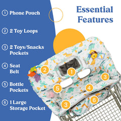 PILLANI cart cover folded compact demonstrates easy portability