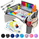 PILLANI Kids Travel Tray tablet-holding keeps devices secure on the road