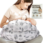 PILLANI nursing pillow with adjustable waist strap provides secure hands free feeding.