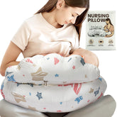 PILLANI nursing pillow - angle view highlighting breastfeeding support and posture relief