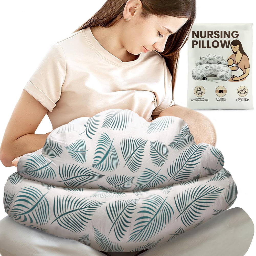 PILLANI Nursing Pillow breastfeeding-setup offers comfortable postures for mom and baby