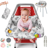 PILLANI shopping cart cover keeps baby clean during grocery trips.