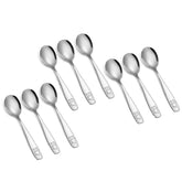 Pimoys bear-pattern spoons for kids, inviting independent eating with a friendly design.