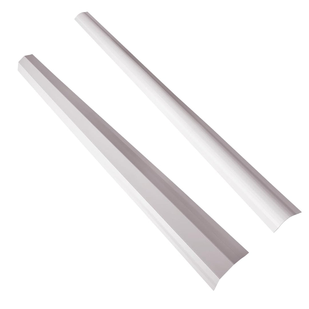 PINCH-NOT 90-degree front shield on a residential door protects tiny fingers from hinge pinches.